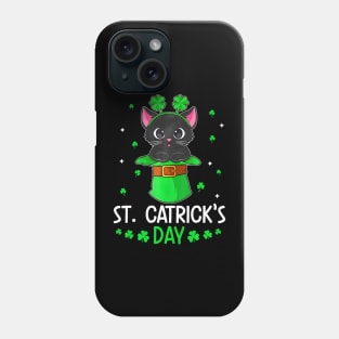 St Patricks Day Cats Saint Pattys Women Men Kids Phone Case