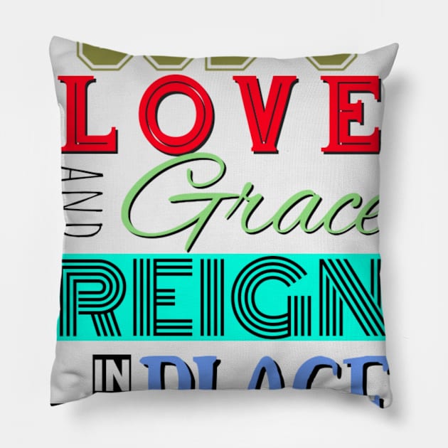 Verse of the day Pillow by Nilyad