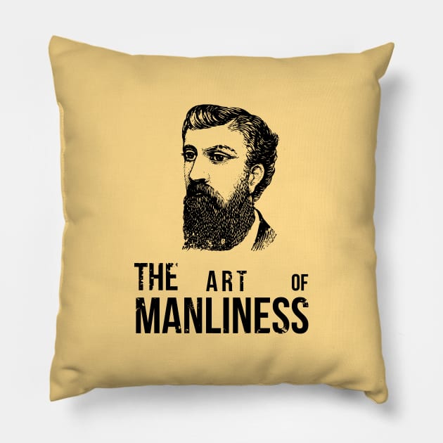 The Art Of Manliness Pillow by PopCycle