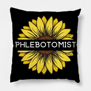 Sunflower Phlebotomist Pillow