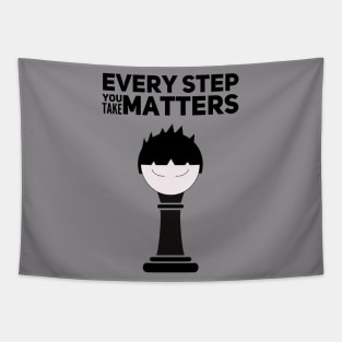 Every Step You Take Matters Boy Self Awareness Tapestry