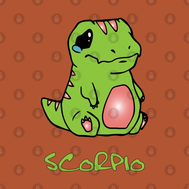 baby dinosaur Scorpio by lazykitty