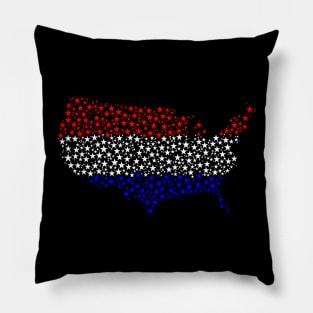 4th of July face mask Pillow