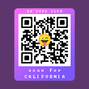 Scan for California, Qr Code Funny Memes -33 T-Shirt