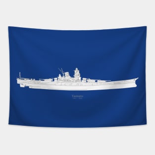 Yamato Battleship of the Imperial Japanese Navy - ABpng Tapestry