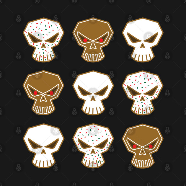 Gingerbread Skulls by ShawnIZJack13