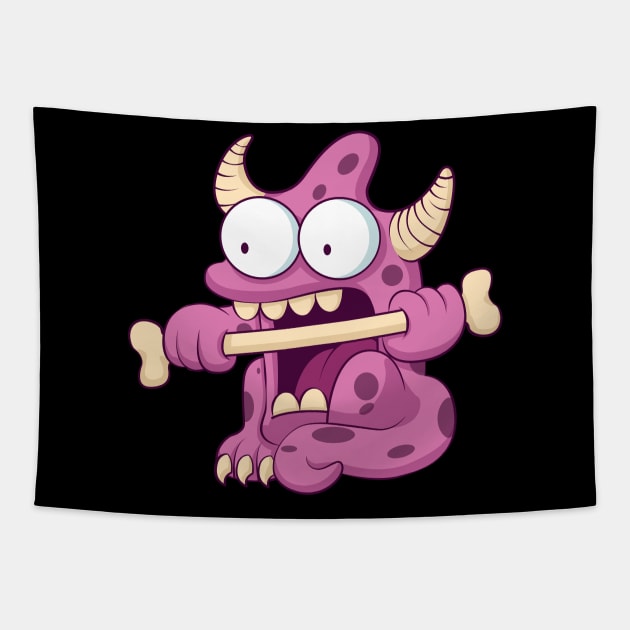 My Little Monster Tapestry by gastaocared