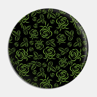 Roses pattern Pin