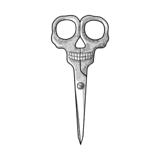 Skull scissors T-Shirt