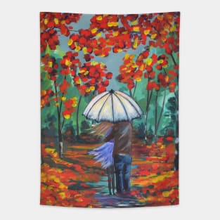 Autumn Rain Tapestry