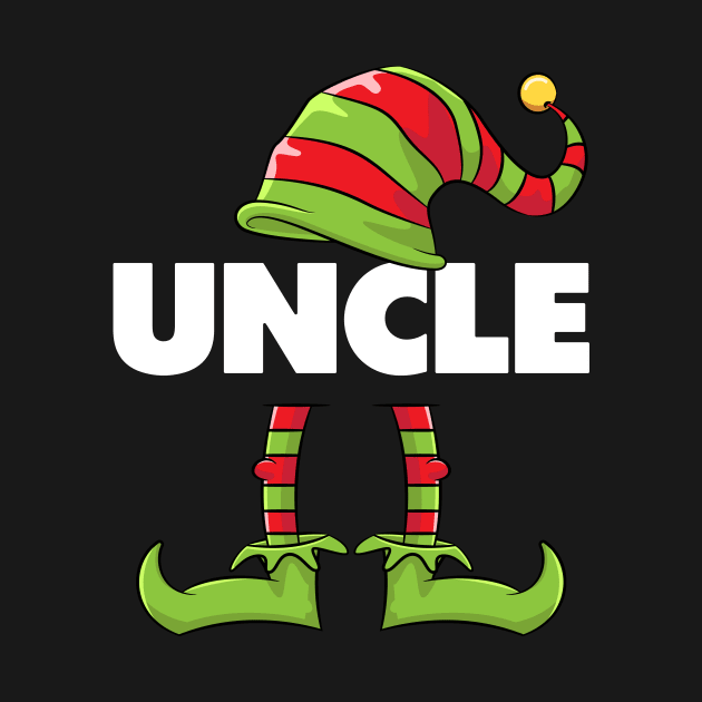 Uncle Elf Funny Matching Christmas Costume Family by teeleoshirts