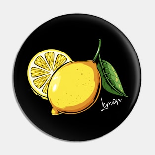 Lemon - Yellow Fruit Vegetable Healthy Food Pin