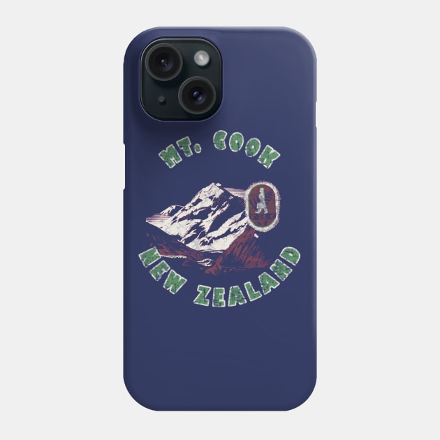 Mt. Cook New Zealand Vintage Phone Case by Hilda74