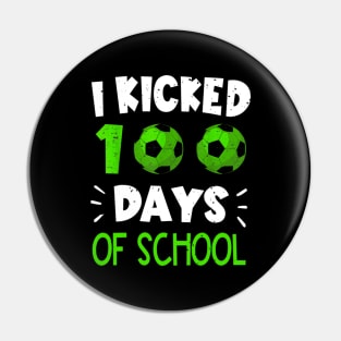 I Tackled 100 Days of School Football 100th Day Teacher Pin