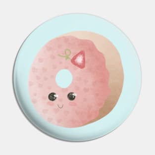 Pink Doughnut sticker Pin