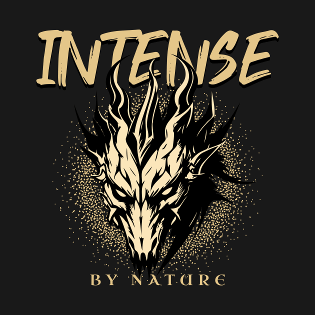 Intense By Nature Quote Motivational Inspirational by Cubebox