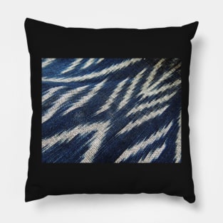 Indigo Abstract Pillow