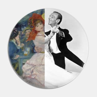 Dance at Bougival. by Pierre-Auguste Renoir and Fred Astaire Pin