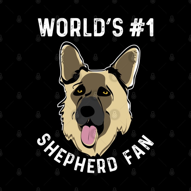 World's No 1 German Shepherd Fan Dog Lover Gifts by atomguy