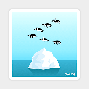 Flying Penguins Magnet