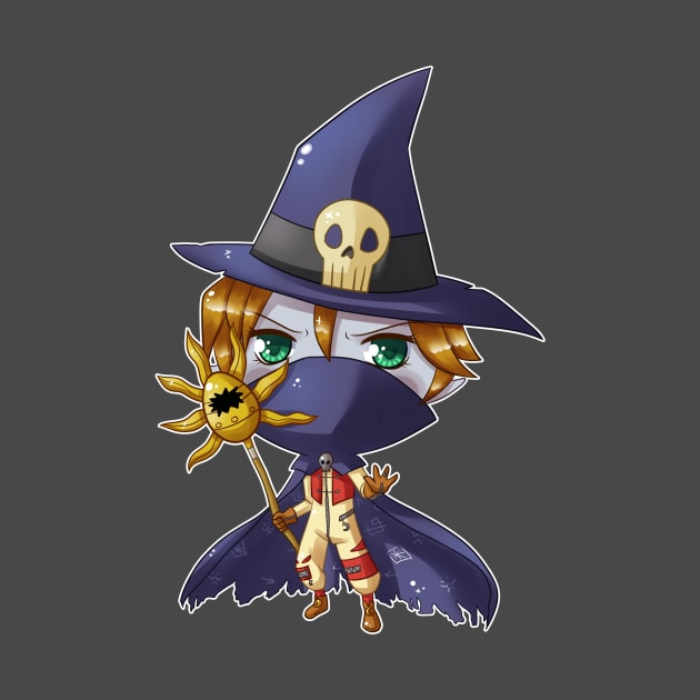 Wizardmon Chibi by sambeawesome