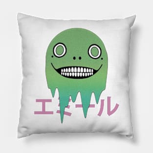 Emil Head Nier (Green) Pillow