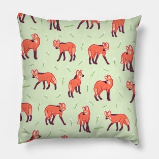 Maned Wolves Pillow