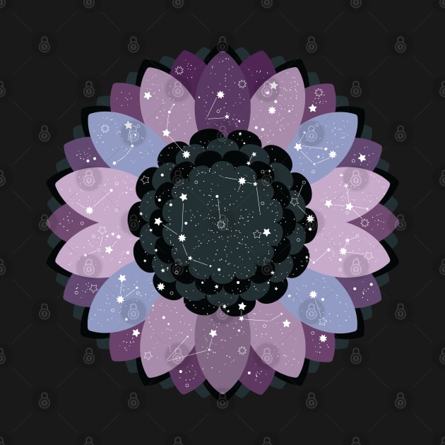 Celestial Flower [demiboy] by deadbeatprince typography