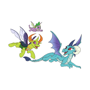 Ember & Thorax Flying (w/ Spike) T-Shirt