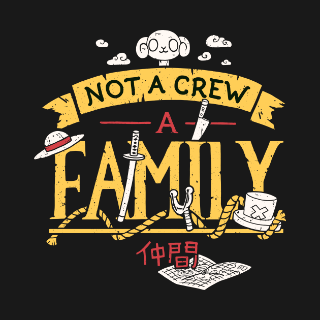 Not a crew, a family // Strawhat Pirates, Nakama, Luffy, Zoro, Nami by Geekydog