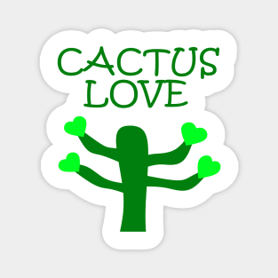 Cactus Heart Love Magnet