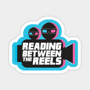 "Reading Between the Reels" Logo Magnet