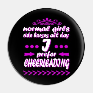 Cheerleaders Base Sports Girls Team Pin