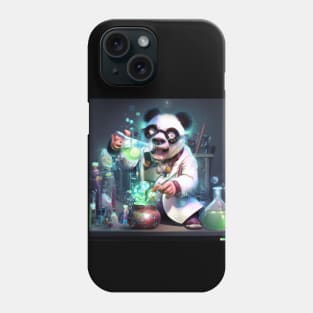 Mad Scientist Panda Phone Case