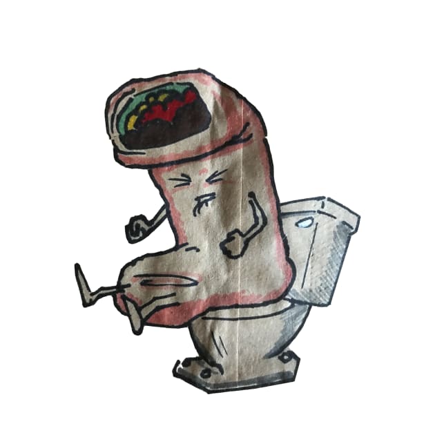 Pooping Burrito by FZKilla