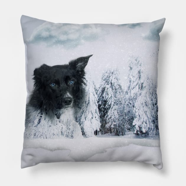 blizzard Pillow by 1STunningArt