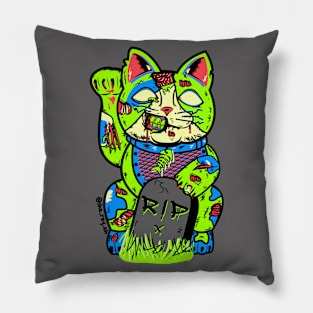 Zombie Neko Pillow