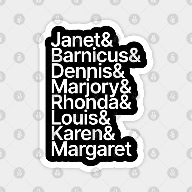 Bluey of Many Names Magnet by Polymathic Pastiche