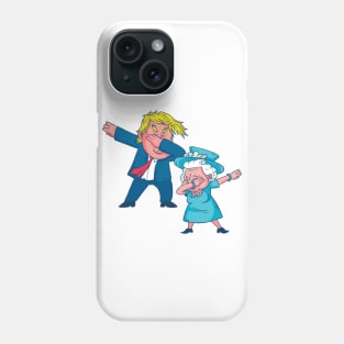 Trump and Queen Dabbing Phone Case