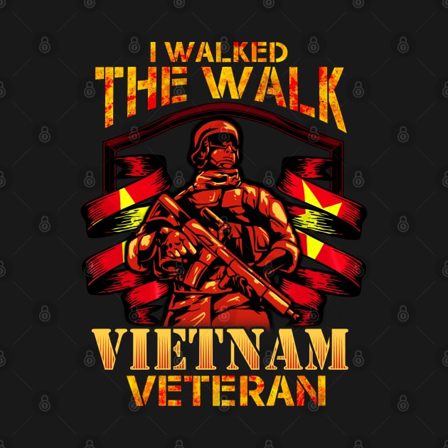 I walked the Walked Vietnam Veteran Gift by Riffize