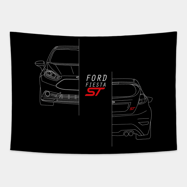 Ford Fiesta ST Tapestry by AliceEye555