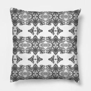 Ornament - Tree of Life - Rebirth - Mehndi Love - White #1 Pillow