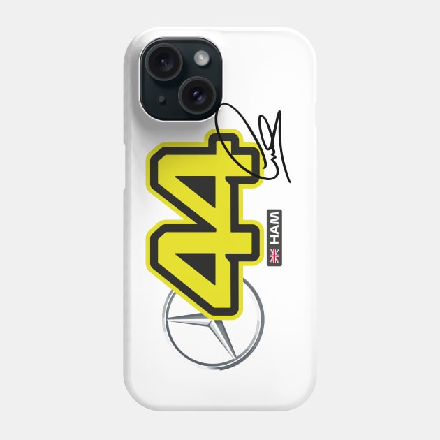 Formula 1 - Lewis Hamilton Number. Phone Case by Tad