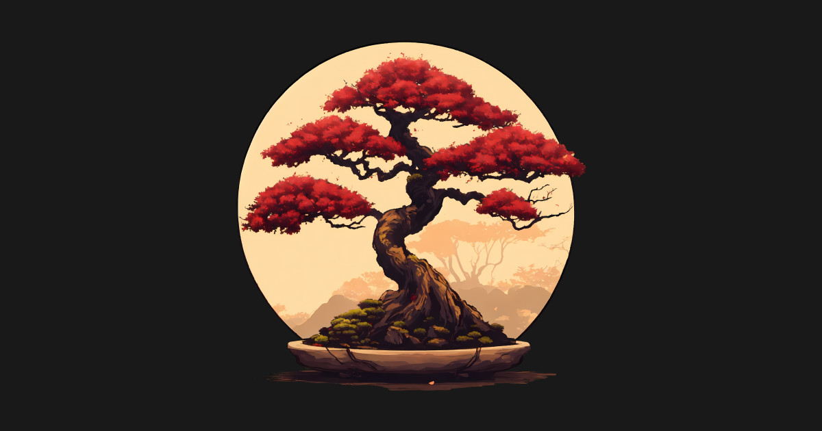 Bonsai Japanese Maple - Bonsai Tree - T-Shirt | TeePublic