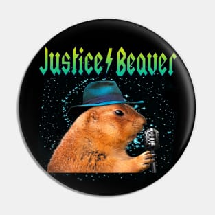 Justice Beaver - Music Band Pop Star Pin