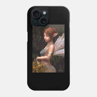 Cute fairy with flowers Phone Case