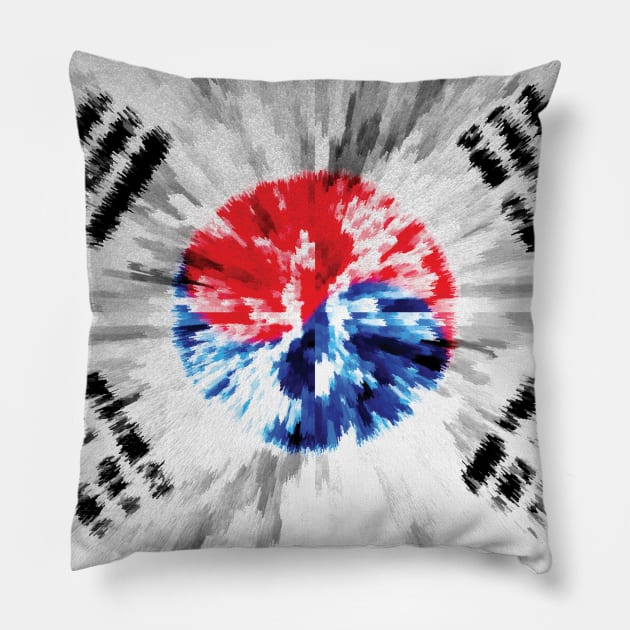 Extruded flag of South Korea Pillow by DrPen
