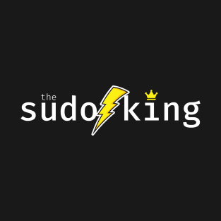 The sudo king. A funny design perfect for unix and linux users, sysadmins or anyone in IT support T-Shirt