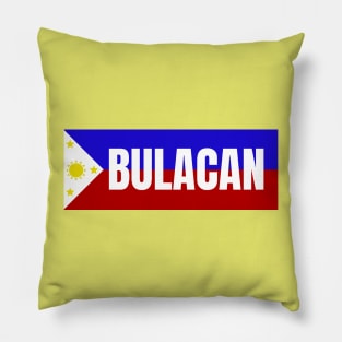 Province of Bulacan in Philippines Flag Pillow