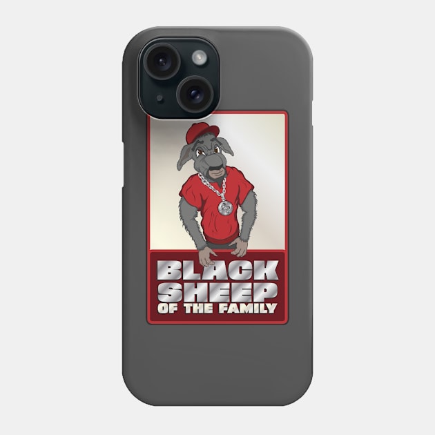 Black Sheep of the Family Phone Case by Big Bee Artistry